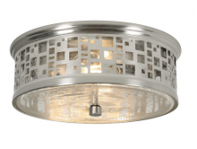AFX Lighting, Inc. RSCF11MBSN - Roscoe Flush Mount - Satin Nickel