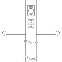 Kichler 49907BK - Post w/Ext Photocell & Ladder