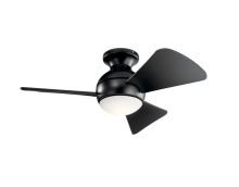 Kichler 330150SBK - Sola 34" Ceiling Fan - Satin Black