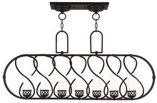 Livex Lighting 47196-67 - Westfield Linear Chandelier - Olde Bronze