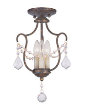 Livex Lighting 6420-71 - Chesterfield Convertible Mini Chandelier - Venetian Golden Bronze.