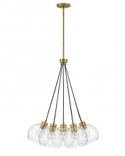 Lark 83015LCB - Rumi Five Light Pendant - Lacquered Brass