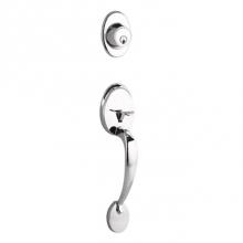 Yale Expressions WYMGR42.US26 - Yale Maguire Single Cylinder Exterior Entry Set, Weiser Keyway, Polished Chrome