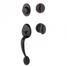 Yale Expressions WYMGR44.ABNUS10B - Yale Maguire Single Cylinder Entry Set, Auburn Knob, Weiser Keyway, Oil Rubbed Bronze