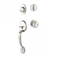 Yale Expressions YMGR44.LTNUS15 - Yale Maguire Single Cylinder Entry Set, Lewiston Knob, Satin Nickel