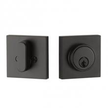 Yale Expressions WYMRC32.US19 - Yale Marcel Single Cylinder Deadbolt, Weiser Keyway, Flat Black