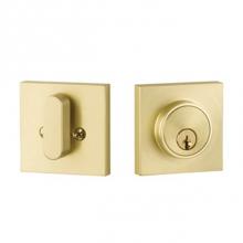 Yale Expressions KYMRC32.US4 - Yale Marcel Single Cylinder Deadbolt, Kwikset Keyway, Satin Brass