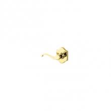 Yale Expressions YEVY52.FMTUS3 - Yale Everly Rosette with Keyed Farmington Lever, Polished Brass
