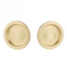 Yale Expressions YTPDRND62.US4 - Yale Round Passage Tubular Pocket Door Pull, Satin Brass