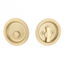Yale Expressions YTPDRND63.US4 - Yale Round Privacy Tubular Pocket Door Lock, Satin Brass