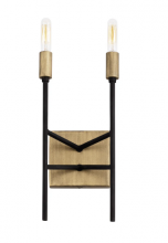 Varaluz 314W02HGCB - Bodie 2-Lt ADA Sconce - Havana Gold/Carbon