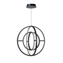 Artcraft AC6659BK - Celestial LED Orb Chandelier - Matte Black