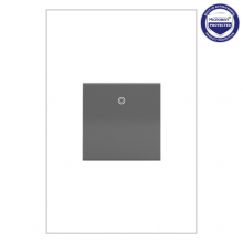 Legrand ASPD2032M4 - adorne 20A Paddle Switch, Magnesium, with Microban