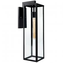 Norwell 1187-MB-CL - Capture Outdoor Wall Sconce - Matte Black