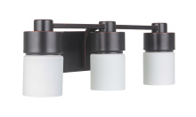 Craftmade 12322FB3 - District 3 Light Vanity - Flat Black