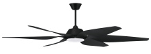 Craftmade ZOM66FB6 - Zoom 66" Ceiling Fan - Black