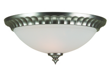 Craftmade X316-BN - 2 Light Flushmount in Brushed Satin Nickel