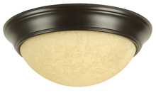 Craftmade X4913-OB - 2 Light Twist-In Glass Flushmount in Oiled Bronze