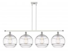Innovations Lighting 516-4I-WPC-G556-12CL - Rochester - 4 Light - 50 inch - White Polished Chrome - Cord hung - Island Light