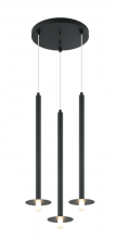 Matteo Lighting C63103MB - Reigndrop Matte Black Pendant