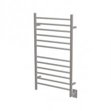 Amba Products RWHL-SB - Radiant Large Hardwired + Plug-in Combo Straight 12 Bar Towel Warmer in Brushed