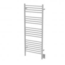 Amba Products DSW-12 - Jeeves Model D Straight 12'' Wide 20 Bar Hardwired Towel Warmer in White