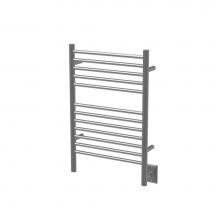 Amba Products ESB-16 - Jeeves Model E Straight 16'' Wide 12 Bar Hardwired Towel Warmer In Brushed