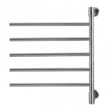 Amba Products J-D005B - Swivel Jack Model D005 5 Bar Plug-in Towel Warmer in Brushed