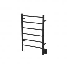 Amba Products JSMB - Jeeves Model J Straight 6 Bar Hardwired Drying Rack in Matte Black