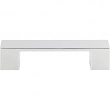Atlas A918-CH - Wide Square Pull 3 3/4 Inch (c-c) Polished Chrome
