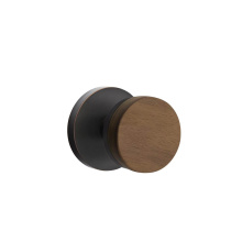Emtek 5209US10B.CCUS10B.WNKWD - Select Privacy, Disk Rosette US10B, Conical Stem US10B, Dark Walnut Knob
