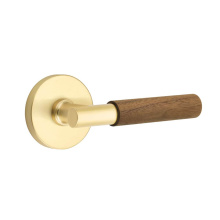 Emtek C5209US4.TAUS4.WNWD - Concealed Fastener, Select Privacy, Disk Rosette US4, T-Bar Stem US4, Dark Walnut Handle