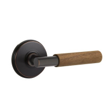 Emtek C8210US10B.TAUS10B.WNWD - Concealed Fastener, Select Privacy, Watford Rosette US10B, T-Bar Stem US10B, Dark Walnut Handle