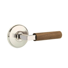 Emtek C8210US14.LSUS14.WNWD - Concealed Fastener, Select Privacy, Watford Rosette US14, L-Square Stem US14, Dark Walnut Handle