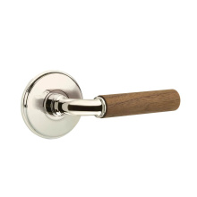 Emtek C8210US14.RAUS14.WNWD - Concealed Fastener, Select Privacy, Watford Rosette US14, R-Bar Stem US14, Dark Walnut Handle