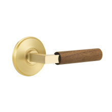 Emtek C8210US4.LSUS4.WNWD - Concealed Fastener, Select Privacy, Watford Rosette US4, L-Square Stem US4, Dark Walnut Handle