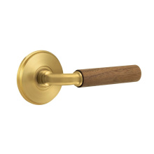Emtek C8110US7.RAUS7.WNWD - Concealed Fastener, Select Passage, Watford Rosette US7, R-Bar Stem US7, Dark Walnut Handle