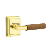 Emtek C8261US3NL.TAUS3NL.WNWD - Concealed Fastener, Select Privacy, Wilshire Rosette US3NL, T-Bar Stem US3NL, Dark Walnut Handle