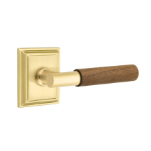 Emtek C8161US4.TAUS4.WNWD - Concealed Fastener, Select Passage, Wilshire Rosette US4, T-Bar Stem US4, Dark Walnut Handle