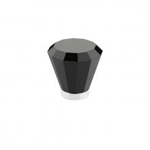 Emtek 86547US4 - Brookmont Cabinet Knob, Black, 1-1/4'', US4