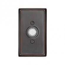 Emtek 24034 - Brass Drbell, Rect Ros, US4