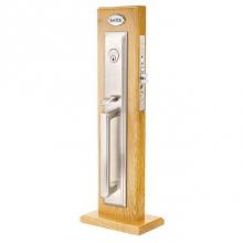 Emtek F13330575ENRHUS3NL - Entryset, F13, Melrose Mortise, 2-3/4'' Backset, Elan Lever, RH, US3NL