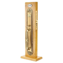 Emtek F13330975WMRHUS3NL - Entryset, F13, Versailles Mortise, 2-3/4'' Backset, Wembley Lever, RH, US3NL