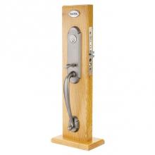 Emtek F13334350FRLLHUS10B - Entryset, F13, Charleston Mortise, 2-1/2'' Backset, Freestone Lever, LH, US10B