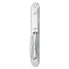 Emtek 4911AGLHUS26 - Sgl Cyl, Imperial Tub Ent, Argos Lever, LH, US26