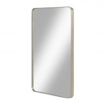 Fairmont Designs 1100-M24BN - Reflections 24'' Metal Frame Mirror - Brushed Nickel