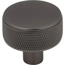 Top Knobs TK3230AG - Burnham Round Knob 1 1/4 Inch Ash Gray