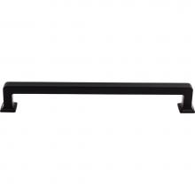 Top Knobs TK709BLK - Ascendra Appliance Pull 12 Inch (c-c) Flat Black