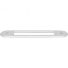 Top Knobs TK3352PC - Brockwell Backplate 3 3/4 Inch (c-c) Polished Chrome