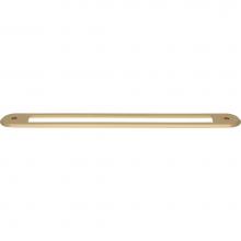 Top Knobs TK3359HB - Brockwell Appliance Backplate 18 Inch (c-c) Honey Bronze